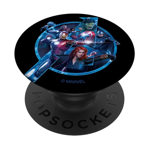 Marvel Avengers Game Earth's Mightiest Heroes Reassemble PopSockets mit austauschbarem PopGrip von Marvel