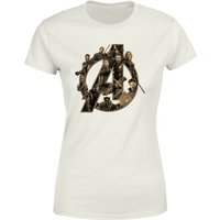 Marvel Avengers Logo Women's T-Shirt - Cream - M von Marvel