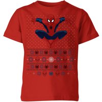 Marvel Avengers Spider-Man Kinder T-Shirt - Rot - 11-12 Jahre von Marvel