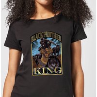 Marvel Black Panther Homage Damen T-Shirt - Schwarz - S von Marvel