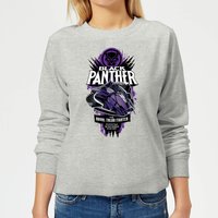 Marvel Black Panther The Royal Talon Fighter Badge Women's Sweatshirt - Grey - 5XL von Marvel