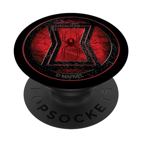 Marvel Black Widow Natasha Romanoff Spider Icon PopSockets mit austauschbarem PopGrip von Marvel