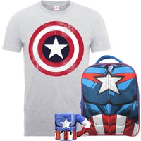 Marvel Captain America Backpack Bundle - Herren - S von Marvel