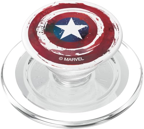Marvel Captain America Painted Shield PopSockets PopGrip für MagSafe von Marvel