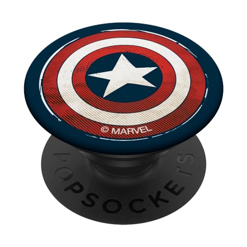 Marvel Captain America Shield Icon PopSockets mit austauschbarem PopGrip von Marvel