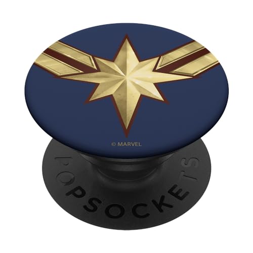 Marvel Captain Marvel Crest Logo PopSockets mit austauschbarem PopGrip von Marvel