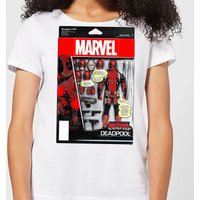 Marvel Deadpool Action Figure Damen T-Shirt - Weiß - L von Marvel