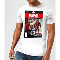 Marvel Deadpool Action Figure Herren T-Shirt - Weiß - M von Marvel