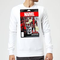 Marvel Deadpool Action Figure Pullover - Weiß - M von Marvel