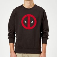 Marvel Deadpool Deadpool Cracked Logo Sweatshirt - Schwarz - XL von Marvel