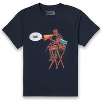 Marvel Deadpool Director Cut Herren T-Shirt - Navy - XL von Marvel