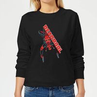 Marvel Deadpool Hang Split Frauen Sweatshirt - Schwarz - XL von Marvel