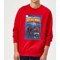 Marvel Deadpool Secret Wars Action Figure Pullover - Rot - S von Marvel