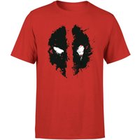 Marvel Deadpool Splat Face T-Shirt - Rot - XXL von Original Hero