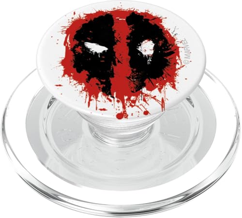Marvel Deadpool Super Hero Splatter Icon PopSockets PopGrip für MagSafe von Marvel
