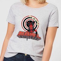 Marvel Deadpool Upside Down Damen T-Shirt - Grau - M von Marvel
