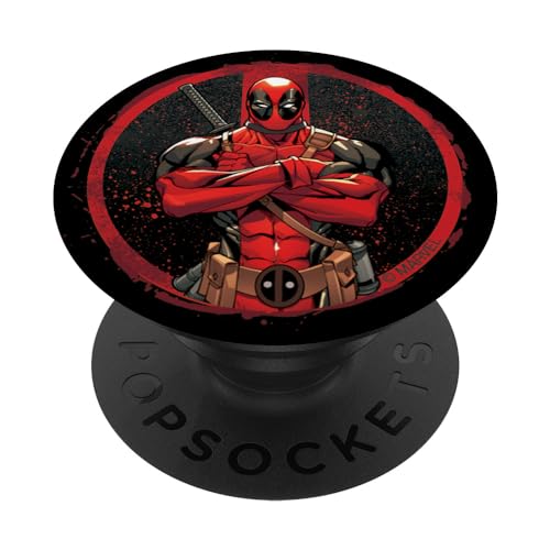Marvel Deadpool Wade Wilson Icon PopSockets mit austauschbarem PopGrip von Marvel