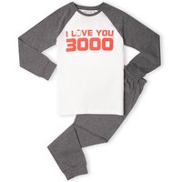 Marvel I Love You 3000 Kids' Pyjamas - White/Grey - 9-10 Jahre von Marvel