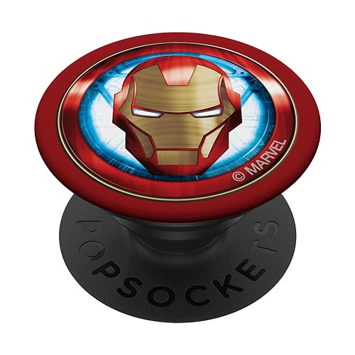 Marvel Iron Man Helmet Icon PopSockets Klebender PopGrip von Marvel