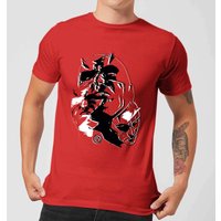 Marvel Knights Daredevil Layered Faces Men's T-Shirt - Red - L von Marvel
