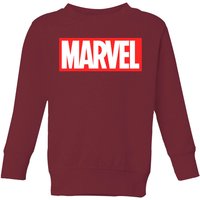 Marvel Logo Kids' Sweatshirt - Burgundy - 11-12 Jahre von Marvel