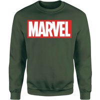 Marvel Logo Sweatshirt - Green - XS von Marvel