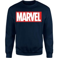 Marvel Logo Sweatshirt - Navy - XL von Marvel