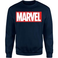 Marvel Logo Sweatshirt - Navy - XXL von Marvel