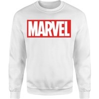 Marvel Logo Sweatshirt - White - L von Marvel
