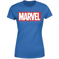 Marvel Logo Women's T-Shirt - Blue - M von Marvel