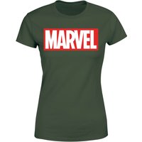 Marvel Logo Women's T-Shirt - Green - XS von Marvel