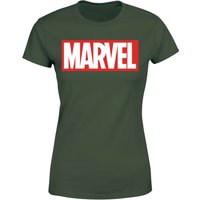 Marvel Logo Women's T-Shirt - Green - XXL von Marvel