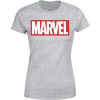 Marvel Logo Women's T-Shirt - Grey - 4XL von Marvel