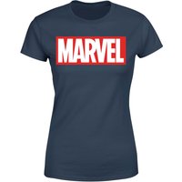 Marvel Logo Women's T-Shirt - Navy - XS von Marvel