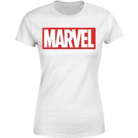 Marvel Logo Women's T-Shirt - White - S von Marvel