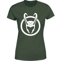 Marvel Loki Logo T-Shirt Women's T-Shirt - Green - M von Marvel