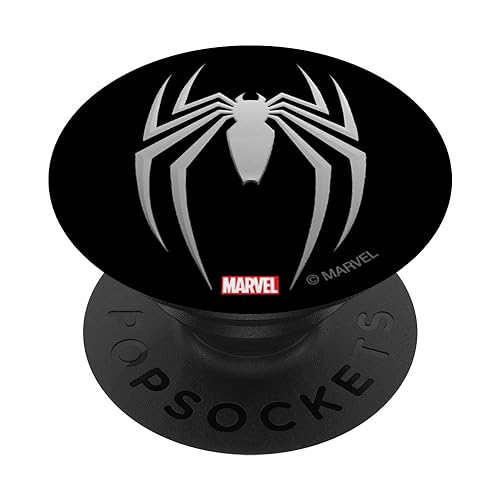 Marvel Spider-Man 2 Game Spider Logo PopSockets Klebender PopGrip von Marvel