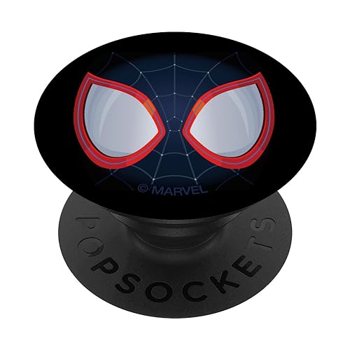 Marvel Spider-Man Into the Spider-Verse Miles Morales Mask PopSockets mit austauschbarem PopGrip von Marvel