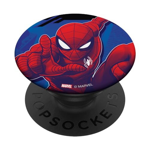 Marvel Spider-Man Leaping into Action All-Red PopSockets mit austauschbarem PopGrip von Marvel