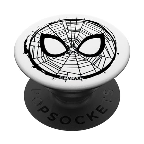 Marvel Spider-Man Mask Sketch PopSockets mit austauschbarem PopGrip von Marvel