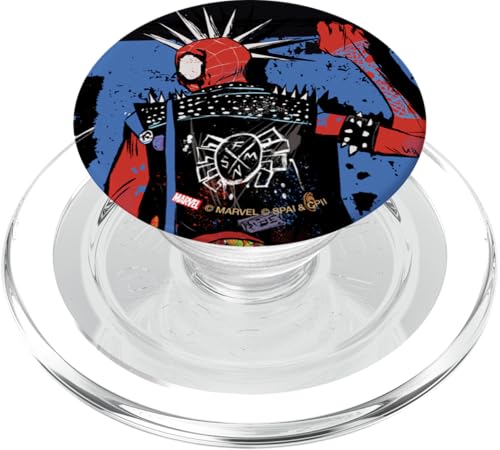 Marvel Spider-Man: Across the Spider-Verse Spider-Punk Back PopSockets PopGrip für MagSafe von Marvel