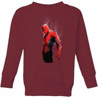 Marvel Spider-man Web Wrap Kids' Sweatshirt - Burgundy - 9-10 Jahre von Marvel