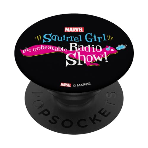 Marvel Squirrel Girl the Unbeatable Radio Show Logo PopSockets mit austauschbarem PopGrip von Marvel