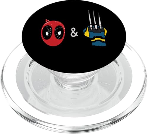 Marvel Studios Deadpool & Wolverine Mask & Claw Emoji Icons PopSockets PopGrip für MagSafe Marvel Studios Deadpool & Wolverine Mask & Claw Emoji Icons PopSockets PopGrip für MagSafe von Marvel