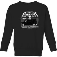 Marvel The Punisher Battle Van Kids' Sweatshirt - Black - 9-10 Jahre - Schwarz von Marvel
