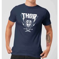 Marvel Thor Ragnarok Asgardian Triangle Herren T-Shirt - Navy Blau - XL von Marvel