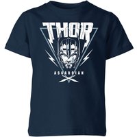 Marvel Thor Ragnarok Asgardian Triangle Kinder T-Shirt - Navy Blau - 3-4 Jahre von Marvel
