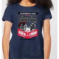 Marvel Thor Ragnarok Champions Poster Damen T-Shirt - Navy Blau - L von Marvel