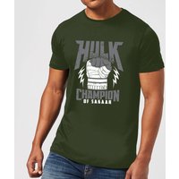 Marvel Thor Ragnarok Hulk Champion Herren T-Shirt - Grün - L von Marvel