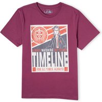Marvel Timeline Men's T-Shirt - Burgundy - XS von Marvel